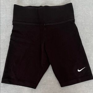 Nike Black High-Waisted Bike Shorts